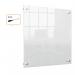 Nobo Transparent Acrylic Mini Whiteboard Wall Mounted 450x450mm 1915620 55913AC