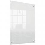 Nobo Transparent Acrylic Mini Whiteboard Wall Mounted 600x450mm 1915621 55920AC