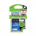 Dymo D1 Label Tape Durable 12mmx5.5m Black on White - 1978364 55945NR