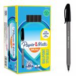 Paper Mate InkJoy 100 Ballpoint Pen 1.0mm Tip 0.7mm Line Black (Pack 50) - S0957120 56029NR