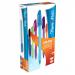 Paper Mate InkJoy 100 Ballpoint Pen 1.0mm Tip 0.7mm Line Blue/Brown/Green/Orange/Pink/Purple (Pack 12) - S0975420 56078NR