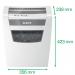 Leitz IQ Home Office Cross Cut Paper Shredder P4 23L White 80091000 56081AC