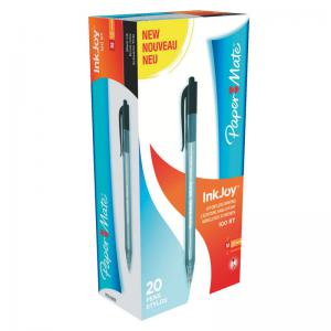 Paper Mate InkJoy 100 Retractable Ballpoint Pen 1.0mm Tip 0.7mm Line