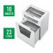 Leitz IQ Office Micro Cut Paper Shredder Security P5 23L White 80021000 56088AC