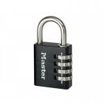 Masterlock Aluminium Combination Padlock 40mm Black - 40503 56132RY