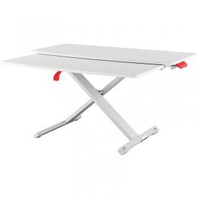 Leitz Ergo Cosy Standing Desk Converter with Sliding Tray 65320085 56158AC