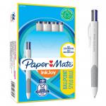 Paper Mate InkJoy Quatro 4 Colours Ballpoint Pen 1.0mm Tip Black/Blue/Green/Red Ink (Pack 12) - S0977260 56183NR