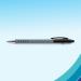 Paper Mate Flexgrip Ultra Retractable Ballpoint Pen 1.0mm Tip 0.5mm Line Black (Pack 12) - S0190393 56197NR