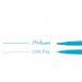 Paper Mate Flair Fibre Tip Pen Medium Point 0.7mm Blue (Pack 12) S0191013 56295NR