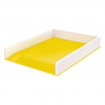 Leitz WOW Letter Tray Dual Colour White/Yellow 53611016 56305AC