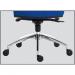 Teknik Office Ergo Plus Ergonomic Executive Operator Office Chair With Headrest and Premier Base Blue - Certified For 24 Hour Use - 9700BLUR530