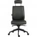 Teknik Office Ergo Plus Ergonomic Executive Operator PU Office Chair With Headrest Black - Certified For 24 Hour Use - 9700PUR510