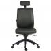 Teknik Office Ergo Plus Ergonomic Executive Operator PU Office Chair With Headrest and Apex Adjustable Arms Black - Certified For 24 Hour Use - 9700PU