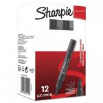 Sharpie M15 Permanent Marker Bullet Tip 2mm Line Black (Pack 12) - S0192584 56414NR