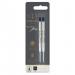 Parker Quink Flow Ballpoint Refill for Ballpoint Pens Medium Black (Pack 2) - 1950372 56533NR