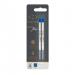 Parker Quink Flow Ballpoint Refill for Ballpoint Pens Medium Blue (Pack 2) - 1950373 56540NR