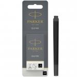 Parker Quink Long Ink Refill Cartridge for Fountain Pens Black (Pack 5) - 1950402 56561NR