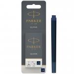 Parker Quink Ink Refill Cartridge for Fountain Pens BlueBlack (Pack 5) - 1950404 56575NR