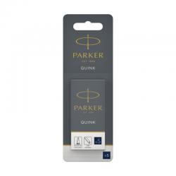 Parker Quink Ink Refill Cartridge for Fountain Pens BlueBlack (Pack 5) - 1950404 56575NR