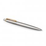 Parker Jotter Ballpoint Pen Stainless Steel/Gold Barrel Blue Ink Gift Box - 1953182 56596NR