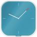 Leitz Cosy Silent Glass Wall Clock Calm Blue 90170061 56606AC