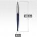 Parker Jotter Ballpoint Pen Royal Blue/Chrome Barrel Blue Ink Gift Box - 1953186 56610NR