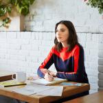 The photograph shows a set of Newell Brands Parker Pens and Refills, including a Parker Jotter Ballpoint Pen in Waterloo Blue, with a Chrome Barrel and Blue Ink. The items are neatly arranged in a Gift Box, ready to be used or gifted. The overall look is sleek and professional, with a touch of classic elegance.