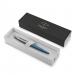 Parker Jotter Ballpoint Pen Waterloo Blue/Chrome Barrel Blue Ink Gift Box - 1953191 56624NR