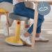 Leitz Ergo Cosy Active Sit Stand Stool Warm Yellow 65180019 56627AC