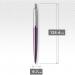 Parker Jotter Ballpoint Pen Victoria Violet/Chrome Barrel Blue Ink Gift Box - 1953190 56638NR