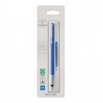 Parker Vector Fountain Pen BlueStainless Steel Barrel Blue Ink - S0881011 56645NR