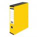 ValueX Box File Paper on Board Foolscap 65mm Capacity 80mm Spine Width Clip Closure Yellow (Pack 10) - 31819DENTx10 56921XX