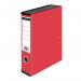 ValueX Box File Paper on Board Foolscap 65mm Capacity 80mm Spine Width Clip Closure Red (Pack 10) - 31818DENTx10 56928XX