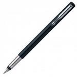 Vector Black Fountain Pen Stainless Steel Nib and Trim PK1 56974NR
