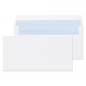 ValueX Everyday Envelopes DL White Wallet Plain Self Seal 80gsm 110x220mm (Pack 500) - FL2882500 57021BL