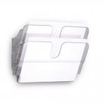 Durable FLEXIPLUS 2 A4 Landscape Literature Holder Wall Mounted Document Holder Clear - 1709014400