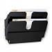 Durable FLEXIPLUS 2 A4 Landscape Literature Holder Wall Mounted Document Holder Black - 1709014060