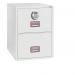 Phoenix Vertical Fire File 2 Drawer Filing Cabinet Elecronic Lock White FS2252E 57807PH