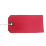 ValueX Reinforced Coloured Strung Tag 120x60mm Red (Pack 1000) T257810 57810CT