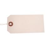 ValueX Reinforced Coloured Strung Tag 120x60mm White (Pack 1000) T257817 57817CT