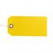 ValueX Reinforced Coloured Strung Tag 120x60mm Yellow (Pack 1000) T257824 57824CT