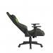 Nautilus Designs Apollo Ergonomic Gaming Chair With 4D Multi-Dimensional Armrests and 155 Degree Tilt GreenBlack - BCPB390BK-GN 58288NA