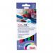 Pentel Arts Watercolour Pencil Set with Anti roll Barrel Assorted Colours (Pack 12) - CB9-12U 58393PE