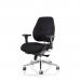 Chiro Plus Chair Black with Arms PO000001 58433DY