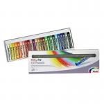 Pentel Arts Oil Pastels Assorted Colours Set (Pack 25) - PHN4-25 58442PE