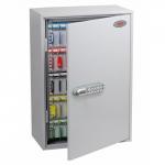Phoenix Commercial Key Cabinet 200 Hook Electronic Lock Light Grey KC0604E 58486PH