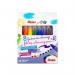 Pentel Arts Ultra Washable Felt Tip Colouring Pens Broad Assorted (Pack 8) - SCS3E-8 58491PE