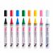 Pentel Paint Marker Medium Bullet Tip Assorted Metallic Colours (Pack 8) - YMMP108MET-M 58561PE