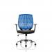 Dura Medium Back Task Operator Office Chair With Arms Blue BackBlack Airmesh Seat - OP000015 58615DY