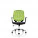 Dura Medium Back Task Operator Office Chair With Arms Green BackBlack Airmesh Seat - OP000016 58622DY